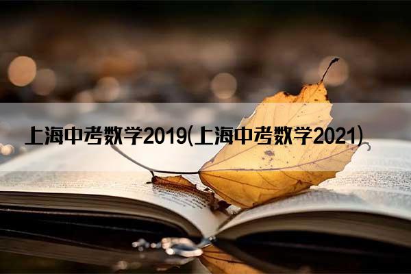 上海中考数学2019(上海中考数学2021)